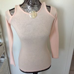 Y2K HOLLISTER LONG SLEEVE OFF THE SHOULDER TOP XS NWOT